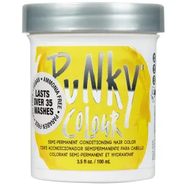 Punky Bright Yellow Semi Permanent Conditioning Hair Color, 3.5oz