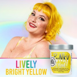 Punky Bright Yellow Semi Permanent Conditioning Hair Color, 3.5oz Punky Bright Yellow Semi Permanent Conditioning Hair Color, 3.5oz