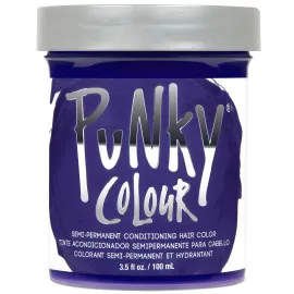 Punky Violet Semi Permanent Conditioning Hair Color | Non-Damaging Hair Dye | Vegan, PPD and Paraben Free | Vibrant Hair Color | Easy To Use | Lasts Up To 35 washes | 3.5oz