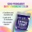 Punky Violet Semi Permanent Conditioning Hair Color | Non-Damaging Hair Dye | Vegan, PPD and Paraben Free | Vibrant Hair Color | Easy To Use | Lasts Up To 35 washes | 3.5oz
