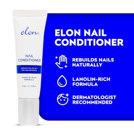 Elon Lanolin-Rich Nail Conditioner, Strengthens Nails & Protects Cuticles, Recommended by Dermatologists & Podiatrists (10g tube) Elon Lanolin-Rich Nail Conditioner, Strengthens Nails & Protects Cuticles, Recommended by Dermatologists & Podiatrists (10g tube)