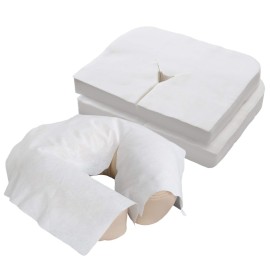 EARTHLITE Disposable Face Cradle Covers - Medical-Grade, Ultra Soft, Luxurious, Non-Sticking Massage Headrest Covers for Massage Tables & Massage Chairs