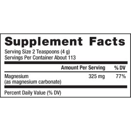 Natural Vitality Calm, Magnesium Citrate Supplement, Anti-Stress Drink Mix Powder, Gluten Free, Vegan, & Non-GMO, Orange, 16 oz