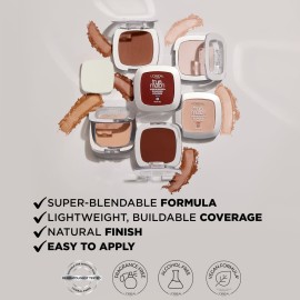 L\'Oreal Paris True Match Super Blendable Oil Free Foundation Powder, W4 Light Medium, 0.33 oz, Packaging May Vary L\'Oreal Paris True Match Super Blendable Oil Free Foundation Powder, W4 Light Medium, 0.33 oz, Packaging May Vary