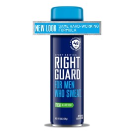 Right Guard Sport Antiperspirant & Deodorant Spray, 4-in-1 Protection Spray Deodorant For Men, Blocks Sweat, 48-Hour Odor Control, Fresh Scent, 6 oz.