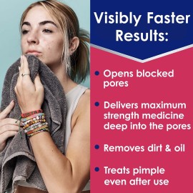 Clearasil Rapid Rescue Deep Treatment Acne Face Pads, Maximum Strenght with 2% Salicylic Acid Acne Treatment Medicine, 90 Count Clearasil Rapid Rescue Deep Treatment Acne Face Pads, Maximum Strenght with 2% Salicylic Acid Acne Treatment Medicine, 90 Count