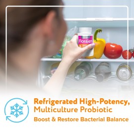 Florajen Acidophilus High Potency Refrigerated Supports Overall Health, 20 Billion CFUs for Potent Probiotic Benefits, Unflavored, 60 Count Florajen Acidophilus High Potency Refrigerated Supports Overall Health, 20 Billion CFUs for Potent Probiotic Benefits, Unflavored, 60 Count