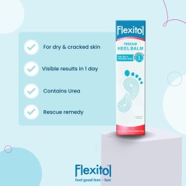 Flexitol Heel Balm, Rich Moisturizing & Exfoliating Foot Cream, 4 Oz Tube Flexitol Heel Balm, Rich Moisturizing & Exfoliating Foot Cream, 4 Oz Tube