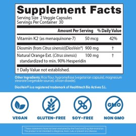 Doctors Best Vein Support, Supports Circulation & Arterial Health, Non-GMO, Gluten Free, Soy Free, Vegan 60 Veggie Caps Doctors Best Vein Support, Supports Circulation & Arterial Health, Non-GMO, Gluten Free, Soy Free, Vegan 60 Veggie Caps