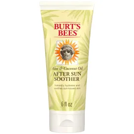 Burt\'s Bees Mothers Day Gifts, After Sun Lotion with Hydrating Aloe Vera & Coconut Oil - Summer Essentials, Sunburn Relief, Natural After Sun Soother, 6 oz