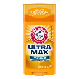 Arm & Hammer Ultra MAX Deodorant- Cool Blast- Solid - 2.6oz- Made with Natural Deodorizers Arm & Hammer Ultra MAX Deodorant- Cool Blast- Solid - 2.6oz- Made with Natural Deodorizers