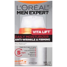 L\'Oreal Paris Men Expert Vitalift Anti-Wrinkle & Firming Face Moisturizer with Pro-Retinol, 1.6 oz L\'Oreal Paris Men Expert Vitalift Anti-Wrinkle & Firming Face Moisturizer with Pro-Retinol, 1.6 oz