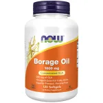NOW Foods Supplements, Borage Oil 1000 mg with 240mg of GLA (Gamma Linolenic Acid), 120 Softgels