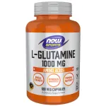 NOW Foods Sports Nutrition, L-Glutamine, Double Strength 1,000 mg, Amino Acid, 120 Veg Capsules
