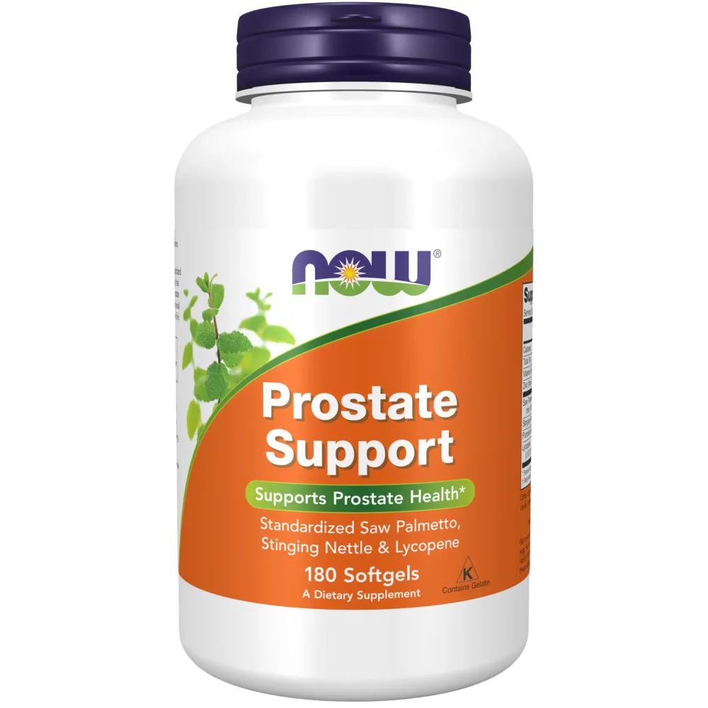NOW Foods Supplements, Prostate Support, Prostate Support, with Standardized Saw Palmetto, Stinging Nettle & Lycopene, 180 Softgels NOW Foods Supplements, Prostate Support, Prostate Support, with Standardized Saw Palmetto, Stinging Nettle & Lycopene, 180 Softgels