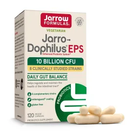 Jarrow Formulas Probiotics 10 Billion CFU - Probiotic Supplement Capsules for Gut Health for Women and Men, 120 Veggie Capsules, Up to 60 Days