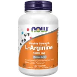 NOW Foods Supplements, L-Arginine 1,000 mg, Nitric Oxide Precursor*, Amino Acid, 120 Tablets