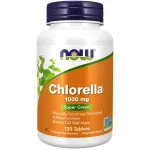 NOW Foods Supplements, Chlorella 1000 mg with naturally occurring Chlorophyll, Beta-Carotene, mixed Carotenoids, Vitamin C, Iron and Protein, 120 Tablets