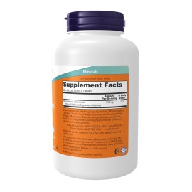 NOW Foods Supplements, Magnesium Malate 1000 mg, Energy Production*, Nervous System Support*, 180 Tablets NOW Foods Supplements, Magnesium Malate 1000 mg, Energy Production*, Nervous System Support*, 180 Tablets