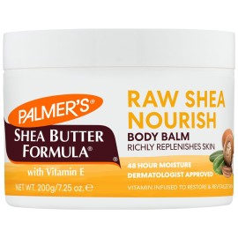 Palmers Shea Butter Formula Raw African Shea Butter Balm, Nourishing Body Moisturizer for Rough, Dry Skin, 7.25 Ounces Palmers Shea Butter Formula Raw African Shea Butter Balm, Nourishing Body Moisturizer for Rough, Dry Skin, 7.25 Ounces