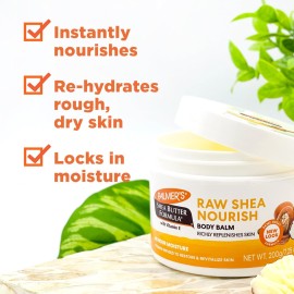 Palmers Shea Butter Formula Raw African Shea Butter Balm, Nourishing Body Moisturizer for Rough, Dry Skin, 7.25 Ounces Palmers Shea Butter Formula Raw African Shea Butter Balm, Nourishing Body Moisturizer for Rough, Dry Skin, 7.25 Ounces