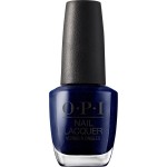 OPI Nail Lacquer Yoga-ta Get This Blue! | Opaque Dark Blue Shimmer Chip Resistant Nail Polish | Vegan, Fast Drying, Streak Free