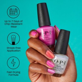 OPI Nail Lacquer Yoga-ta Get This Blue! | Opaque Dark Blue Shimmer Chip Resistant Nail Polish | Vegan, Fast Drying, Streak Free OPI Nail Lacquer Yoga-ta Get This Blue! | Opaque Dark Blue Shimmer Chip Resistant Nail Polish | Vegan, Fast Drying, Streak Free