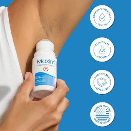 Maxim Clinical Strength Antiperspirant for Hyperhidrosis Excessive Sweating - Stops Sweat Up to 48 Hours Per Use - Antiperspirant for Men and Women Certain to Keep you Dri Maxim Clinical Strength Antiperspirant for Hyperhidrosis Excessive Sweating - Stops Sweat Up to 48 Hours Per Use - Antiperspirant for Men and Women Certain to Keep you Dri