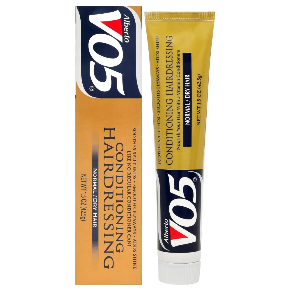 Alberto VO5 Conditioning Hairdressing for Normal to Dry Hair - Hair Conditioner Styling Product - Smooths Frizz - Brightens Color - 1.5 oz Alberto VO5 Conditioning Hairdressing for Normal to Dry Hair - Hair Conditioner Styling Product - Smooths Frizz - Brightens Color - 1.5 oz