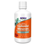 NOW Foods Supplements, Colloidal Minerals Liquid, Plant Derived, Essential Trace Minerals, Raspberry, 32-Ounce