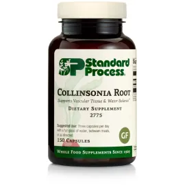 Standard Process Inc. Collinsonia Root - Whole Food Vascular Supplement, Digestive Health, Bladder Support, Digestion, and Kidney Support with Collinsonia Root -150 Capsules