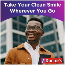 The Doctor\'s BrushPicks, Interdental Brushes and Dental Pick 2-in-1, Plaque Remover for Teeth, 120 Toothpicks, 1 Pack