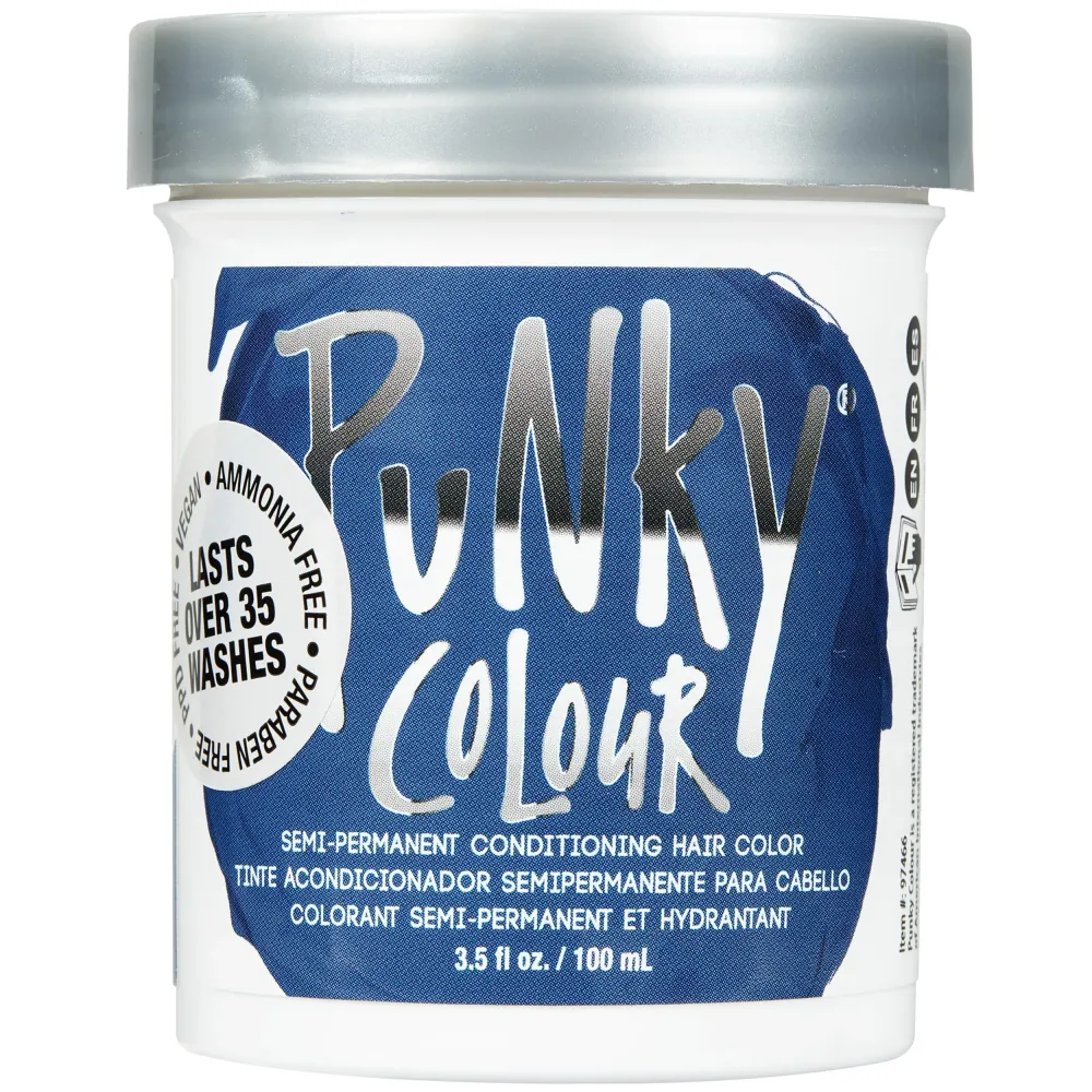 Punky Midnight Blue Semi Permanent Conditioning Hair Color, 3.5oz Punky Midnight Blue Semi Permanent Conditioning Hair Color, 3.5oz