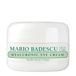 Mario Badescu Hyaluronic Eye Cream Anti Aging for All Skin Types, Under Eye Cream for Dark Circles and Puffiness, Formulated with Hyaluronic Acid & Glycerin, 0.5 Ounce