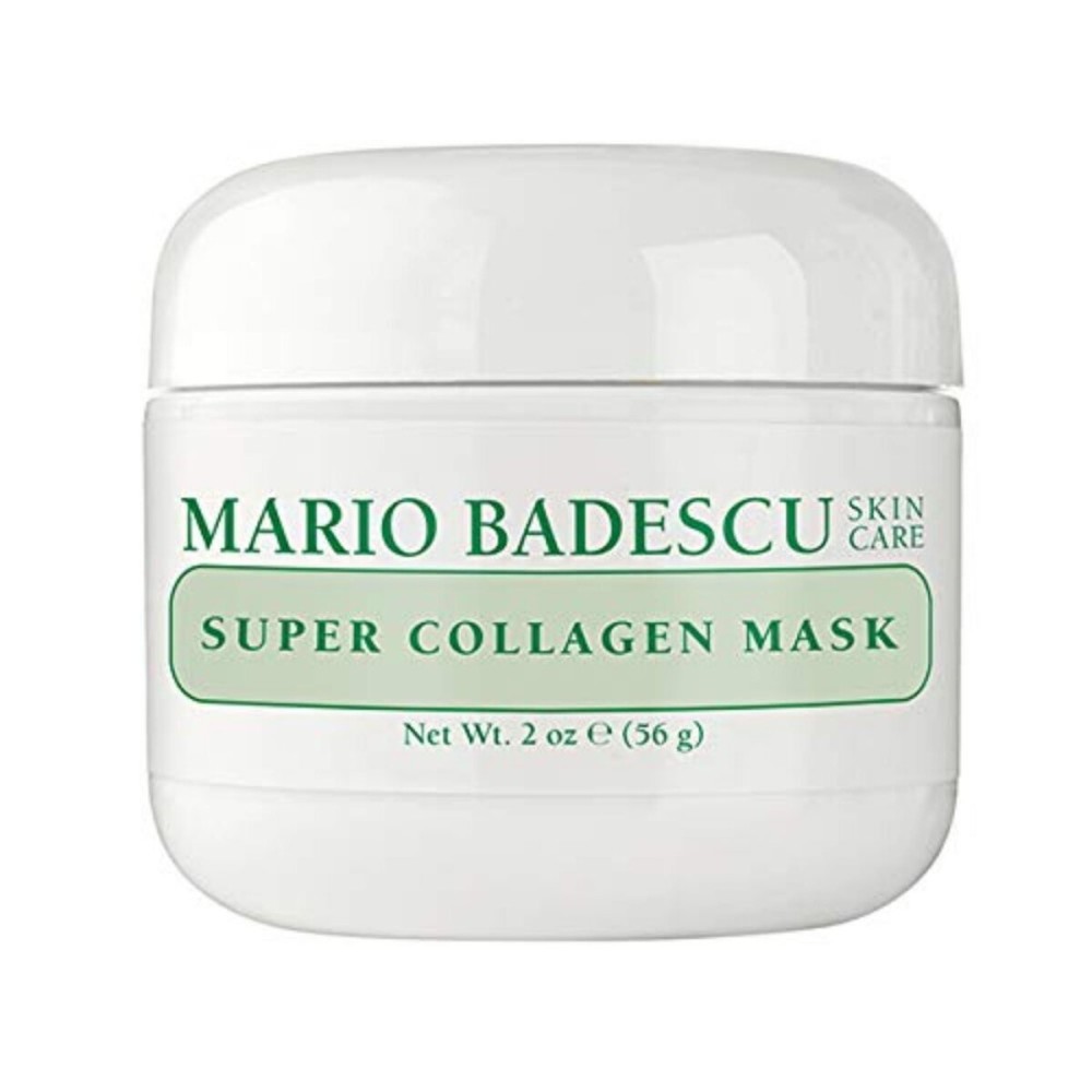 Mario Badescu Super Collagen Mask, Clay Mask Face Skin Care Ideal for Combination, Dry or Sensitive Skin, Pore Minimizer with Hydrating Collagen and Purifying Kaolin Clay, 2 Oz