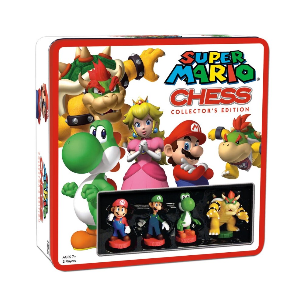 Super Mario Chess Set | 32 Custom Sculpt Chess Pieces Including Iconic Characters - Mario, Luigi, Peach, Toad, Bowser | Super Mario Themed Chess Game Super Mario Chess Set | 32 Custom Sculpt Chess Pieces Including Iconic Characters - Mario, Luigi, Peach, Toad, Bowser | Super Mario Themed Chess Game