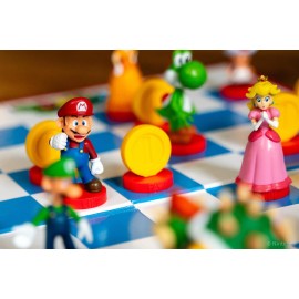 Super Mario Chess Set | 32 Custom Sculpt Chess Pieces Including Iconic Characters - Mario, Luigi, Peach, Toad, Bowser | Super Mario Themed Chess Game Super Mario Chess Set | 32 Custom Sculpt Chess Pieces Including Iconic Characters - Mario, Luigi, Peach, Toad, Bowser | Super Mario Themed Chess Game