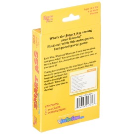 Smart Ass Card Game by University Games | Fun Party Game in Travel Pack | For Ages 8 Years and Up