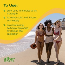 Alba Botanica Sunless Tanner, Gradual Bronzing Moisturizer, with Vitamin C and Shea Butter, 4 Oz (Packaging May Vary) Alba Botanica Sunless Tanner, Gradual Bronzing Moisturizer, with Vitamin C and Shea Butter, 4 Oz (Packaging May Vary)