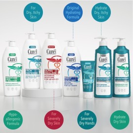 Curel Fragrance Free Comforting Body Lotion, Unscented Dry Skin Moisturizer for Sensitive Skin, with Advanced Ceramide Complex, Repairs Moisture Barrier, 20 oz Curel Fragrance Free Comforting Body Lotion, Unscented Dry Skin Moisturizer for Sensitive Skin, with Advanced Ceramide Complex, Repairs Moisture Barrier, 20 oz