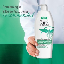 Curel Fragrance Free Comforting Body Lotion, Unscented Dry Skin Moisturizer for Sensitive Skin, with Advanced Ceramide Complex, Repairs Moisture Barrier, 20 oz Curel Fragrance Free Comforting Body Lotion, Unscented Dry Skin Moisturizer for Sensitive Skin, with Advanced Ceramide Complex, Repairs Moisture Barrier, 20 oz