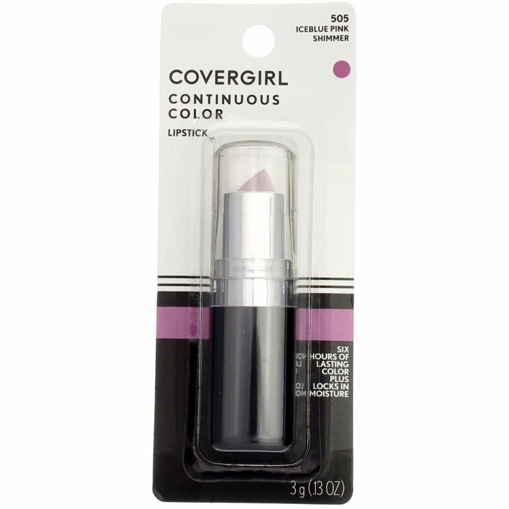 Continuous Color Lipstick - 505 Iceblue Pink by CoverGirl for Women - 0.13 oz Lipstick Continuous Color Lipstick - 505 Iceblue Pink by CoverGirl for Women - 0.13 oz Lipstick