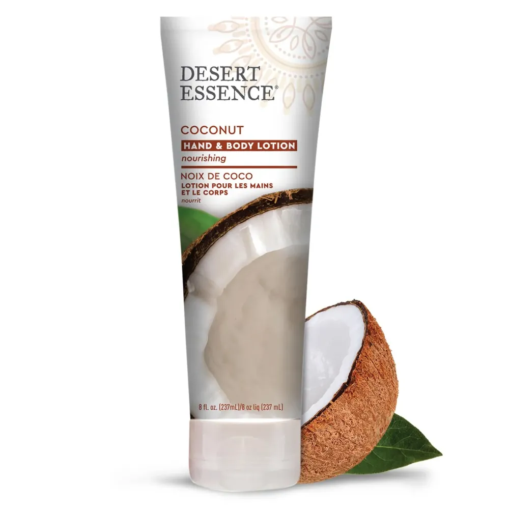 Desert Essence Organic Coconut Hand and Body Lotion 8 fl. oz. Desert Essence Organic Coconut Hand and Body Lotion 8 fl. oz.