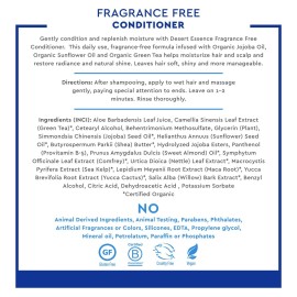 Desert Essence Fragrance Free Conditioner - Gentle, Paraben, Gluten & Cruelty-Free - Smooths & Softens Hair - No Oil Residue - For All Hair Types - 8 fl oz Desert Essence Fragrance Free Conditioner - Gentle, Paraben, Gluten & Cruelty-Free - Smooths & Softens Hair - No Oil Residue - For All Hair Types - 8 fl oz