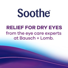 Soothe Preservative Free Lubricant Eye Drops, Long-Lasting Dry Eye Relief, Moisturizing & Comforting, Suitable for Sensitive Eyes, Single Use Vials, 30 Count Soothe Preservative Free Lubricant Eye Drops, Long-Lasting Dry Eye Relief, Moisturizing & Comforting, Suitable for Sensitive Eyes, Single Use Vials, 30 Count