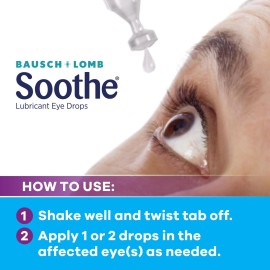 Soothe Preservative Free Lubricant Eye Drops, Long-Lasting Dry Eye Relief, Moisturizing & Comforting, Suitable for Sensitive Eyes, Single Use Vials, 30 Count Soothe Preservative Free Lubricant Eye Drops, Long-Lasting Dry Eye Relief, Moisturizing & Comforting, Suitable for Sensitive Eyes, Single Use Vials, 30 Count