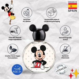 Mickey Mouse, Disney, Fragrance, for Kids, Eau de Toilette, EDT, 3.4oz, 100ml, Cologne, Spray, Made in Spain, by Air Val International Mickey Mouse, Disney, Fragrance, for Kids, Eau de Toilette, EDT, 3.4oz, 100ml, Cologne, Spray, Made in Spain, by Air Val International