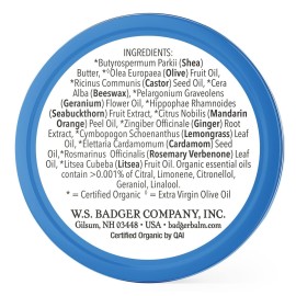 Badger Cuticle Care, 100% Organic Cuticle Cream for Natural Nail Care, Soothe & Restore Dry & Splitting Cuticles, Rich Shea Butter, Light Citrus Scent, .75oz Tin Badger Cuticle Care, 100% Organic Cuticle Cream for Natural Nail Care, Soothe & Restore Dry & Splitting Cuticles, Rich Shea Butter, Light Citrus Scent, .75oz Tin