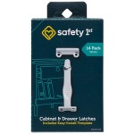 Safety 1st Cabinet & Drawer Latch 14 Pack, Babyproofing Locks for Toddlers, Easy Install, Child Safety, Hidden Design, Secure Cabinets & Drawers