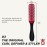 Denman Curly Hair Brush D3 (Black & Red) 7 Row Styling Brush for Detangling, Separating, Shaping and Defining Curls - For Women and Men
